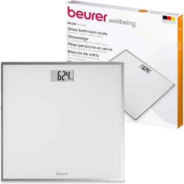 Balança digital compacta de vidro Beeurer GS120 KOMPACT 150K BEURER - 1