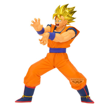 Figura Super Saiyajin Son Goku Sangue de Saiyajins Dragon Ball Z 19cm BANPRESTO - 1