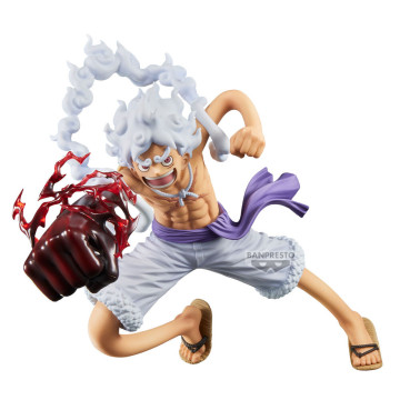 Figura do Monkey D. Luffy Grandista Gear5 de One Piece BANPRESTO - 1
