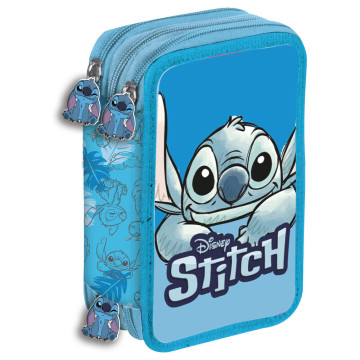 Estojo triplo Smile Stitch Disney  - 1