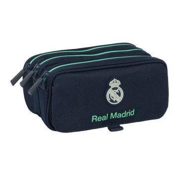 Estojo para lápis 2 Kit Real Madrid 25/26 Triplo SAFTA - 1