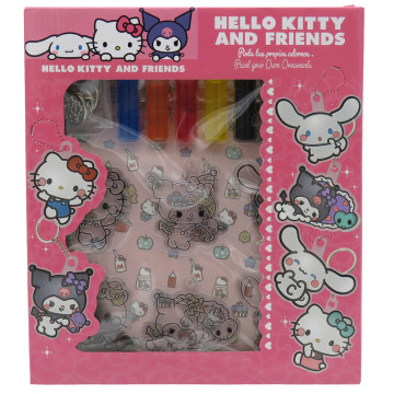Conjunto de cabides para pintura Hello Kitty e Amigos CYP BRANDS - 1