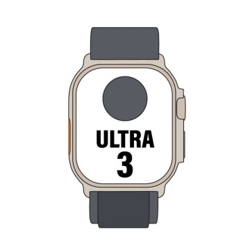 Apple Watch Ultra 3/ GPS/ Celular/ 49 mm/ Caixa de titânio preta/ Pulseira Alpine Loop preta G Apple - 1
