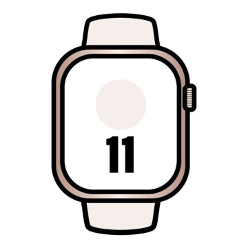 Apple Watch Series 11/ GPS/ Celular/ 46 mm/ Ouro Rosa/ Pulseira Esportiva Rosa Blush M/G Apple - 1