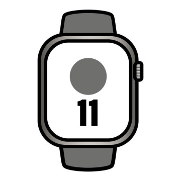 Apple Watch Series 11/ GPS/ Celular/ 46 mm/ Titânio Natural/ Pulseira Esportiva Cinza Pedra M/G Apple - 1
