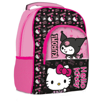 Mochila Kuromi e Hello Kitty 40cm  - 1