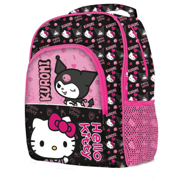 Mochila Kuromi e Hello Kitty 42cm  - 1