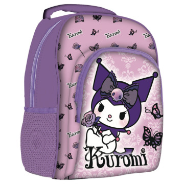 Mochila Kuromi Hello Kitty roxa, 40 cm  - 1