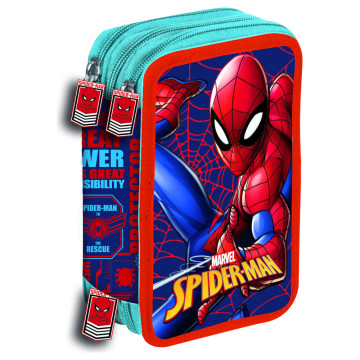 Estojo triplo para lápis do Homem-Aranha da Marvel  - 1