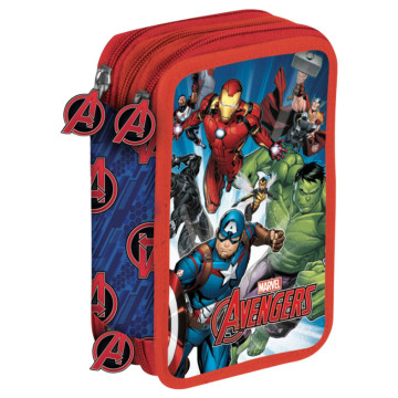 Estojo triplo para lápis dos Vingadores da Marvel  - 1