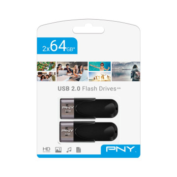 PNY ATTACH 4 2X64GB MEMÓRIA USB Pny - 1