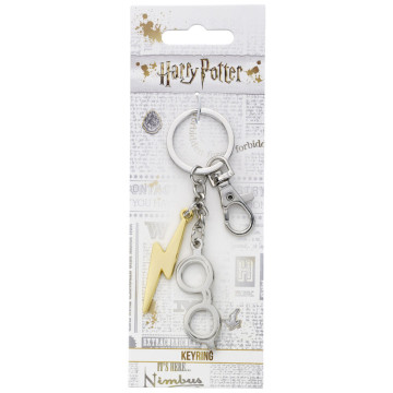 Chaveiro Harry Potter Raio e Óculos  - 1