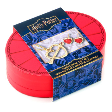 Conjunto de presente Amortentia Harry Potter com pingente e brincos  - 1