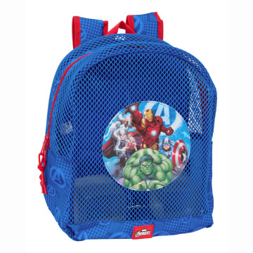 Mochila Marvel Avengers à prova de areia 30cm SAFTA - 1