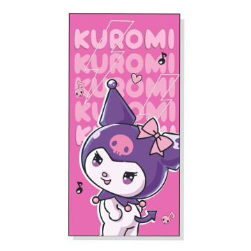 Toalha de microfibra Kuromi Hello Kitty SANRIO - 1