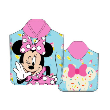 Poncho de toalha de microfibra da Minnie Mouse Disney DISNEY - 1