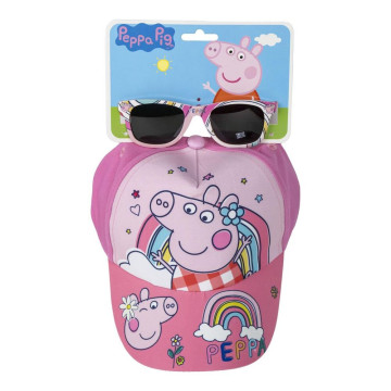 Conjunto de chapéu e óculos de sol da Peppa Pig  - 1