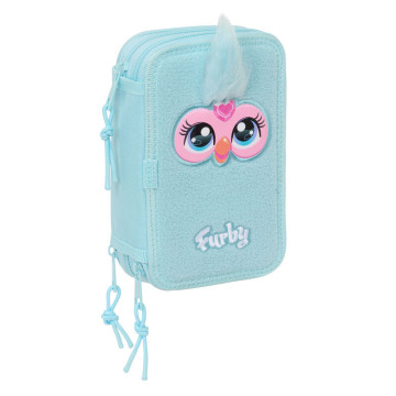 Estojo triplo Furby para lápis, 37 peças SAFTA - 1