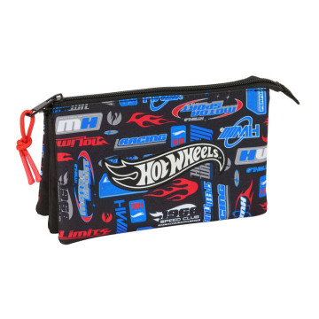 estojo triplo Hot Wheels SAFTA - 1