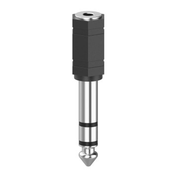 ADAP HAMA 00205194 CONECTOR DE ÁUDIO 6,3 MM M-JACK 3,5 MM H HAMA - 1