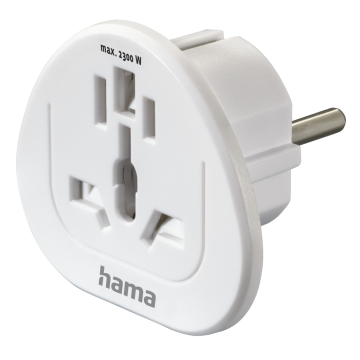 Adaptador Hama 00223455 para Viagem Branco HAMA - 1