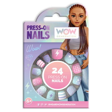 Conjunto de 24 unhas adesivas Wow Generation WOW GENERATION - 1