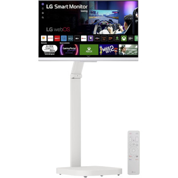 Monitor LG 32" 32G810SAW com controle giratório 4K e suporte LG - 1