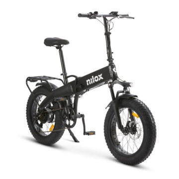 Bicicleta elétrica NILOX X10 20X4P preta Nilox - 1