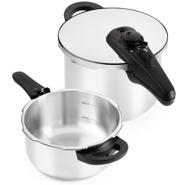 Panela de pressão instantânea RÁPIDA BRA SET 4+6L BRA - 1