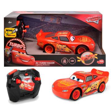 Carros Relâmpago McQueen com controle remoto Disney Pixar 1:24 JADA TOYS - 1