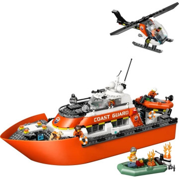 LEGO - Barco e Helicóptero de Resgate da Guarda Costeira 60504 LEGO - 2