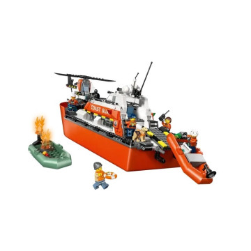 LEGO - Barco e Helicóptero de Resgate da Guarda Costeira 60504 LEGO - 3