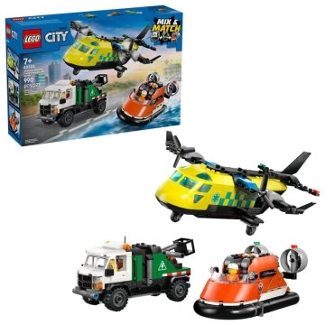 LEGO - Combinação de Avião, Camião de Assistência e Hovercraft 60505 LEGO - 2