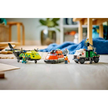 LEGO - Combinação de Avião, Camião de Assistência e Hovercraft 60505 LEGO - 10