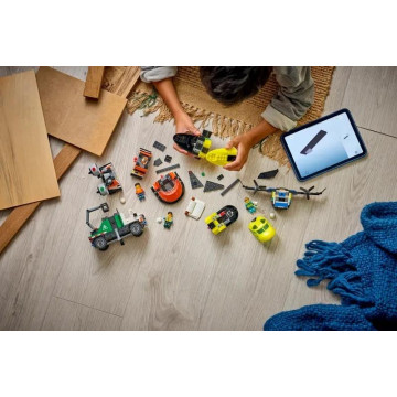 LEGO - Combinação de Avião, Camião de Assistência e Hovercraft 60505 LEGO - 11