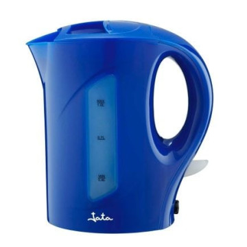 Chaleira elétrica JATA JEHA5106 de 1 litro e 900 W, azul, com visor. JATA - 1