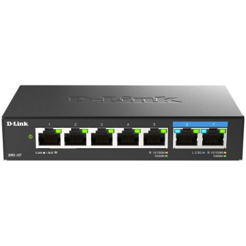 Switch D-Link DMS-107 com 7 portas/ RJ-45 10/100/1000 DLINK - 1