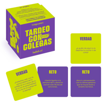 Jogo da tarde com colegas em espanhol  - 1