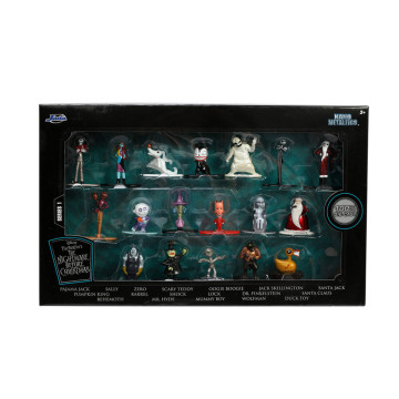 Blister com 18 miniaturas de metal, Disney O Estranho Mundo de Jack, 4 cm JADA TOYS - 1