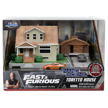 Réplica em Diorama da Casa Toretto Velozes e Furiosos JADA TOYS - 1