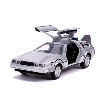 Réplica do carro máquina do tempo D'Lorean de De Volta para o Futuro II JADA TOYS - 1