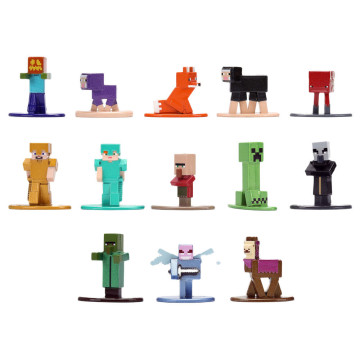 Figura surpresa do Minecraft, 4 cm, figuras de metal sortidas JADA TOYS - 1