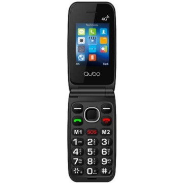 Celular Qubo NEO2 NW BK 4G para Idosos/Preto QUBO - 1