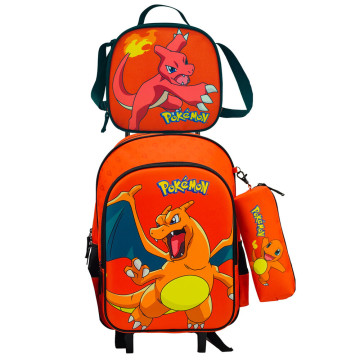 Conjunto de carrinho + bolsa para tudo + sacola de lanches Pokémon CYP BRANDS - 1
