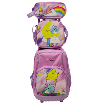 Conjunto de carrinho de compras dos Ursinhos Carinhosos + estojo + lancheira CYP BRANDS - 1