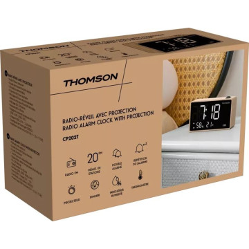 THOMSON - Radio Relogio com Projeção CP202T THOMSON - 7