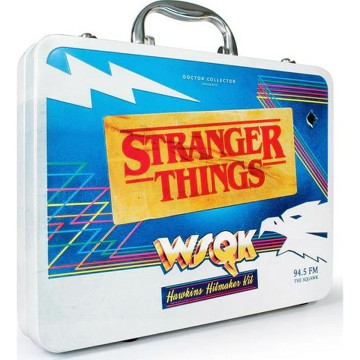 WSQK Hawkins Hitmaker Stranger Things caixa de metal DOCTOR COLLECTOR - 1