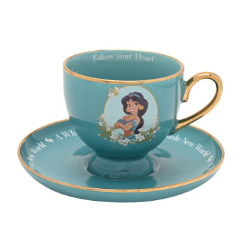 Xícara e pires da Princesa Jasmine da Disney  - 1