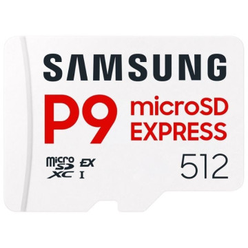 Cartão de memória microSD XC Samsung P9 Express de 512 GB / Classe 10 / 800 MB/s Samsung - 1