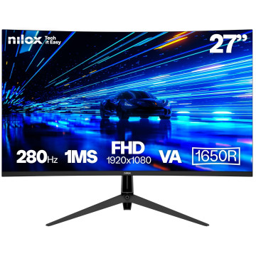 Monitor Nilox 27" NXM27CV28001 Curvo FHD 280Hz Nilox - 1